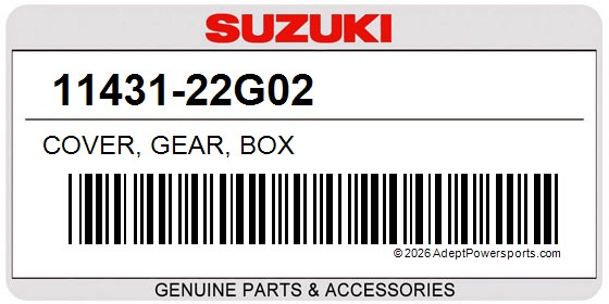 Suzuki 11431-22G02 Cover, Gear, Box