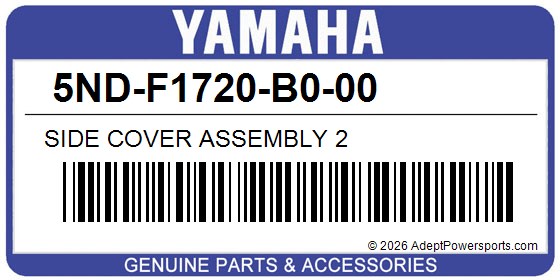 Yamaha 5ND-F1720-B0-00 Side Cover Assembly 2