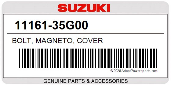 Suzuki 11161-35G00 Bolt, Magneto, Cover