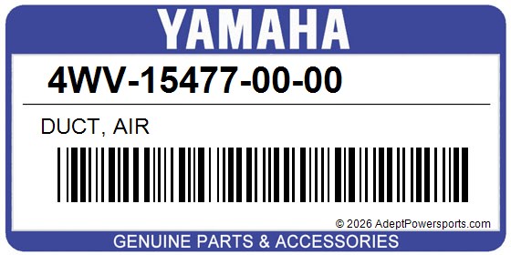 Yamaha 4WV-15477-00-00 Duct, Air