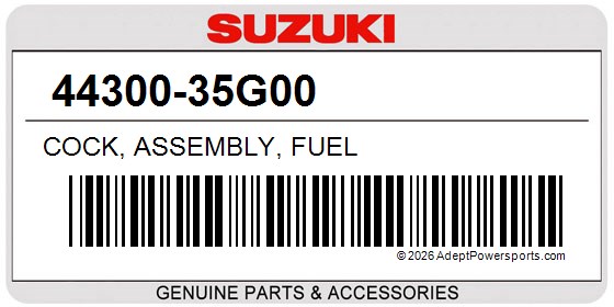 Suzuki 44300-35G00 Cock, Assembly, Fuel
