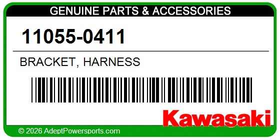 Kawasaki 11055-0411 Bracket, Harness