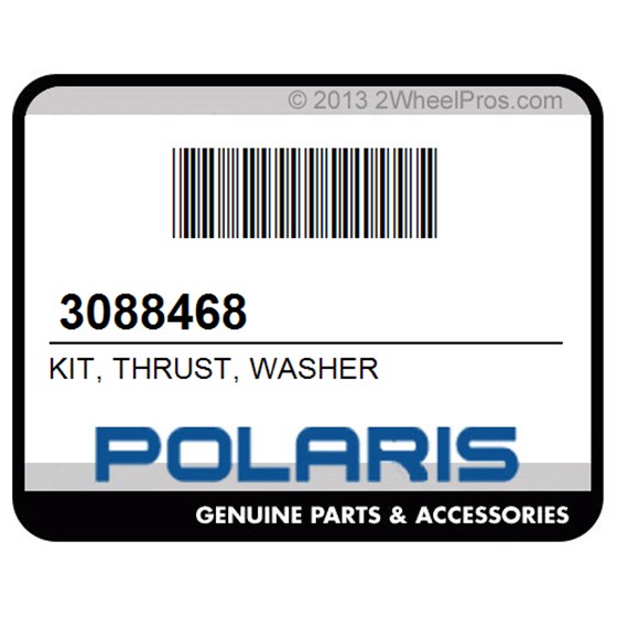 Polaris 3088468 Kit, Thrust, Washer
