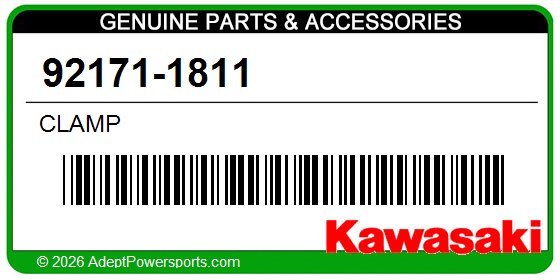Kawasaki 92171-1811 Clamp