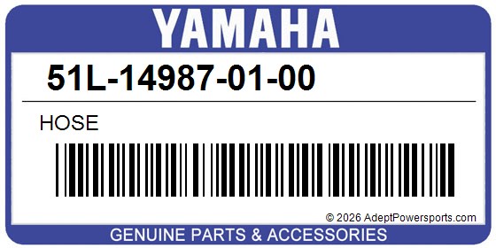 Yamaha 51L-14987-01-00 Hose