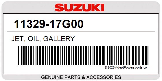 Suzuki 11329-17G00 Jet, Oil, Gallery
