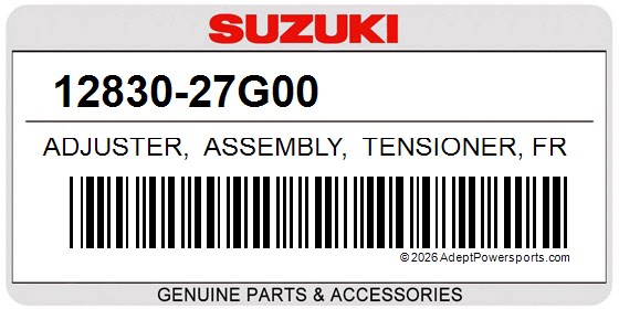 Suzuki 12830-27G00 Adjuster, Assembly, Tensioner, Fron