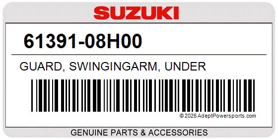 Suzuki 61391-08H00 Guard, Swingingarm, Under