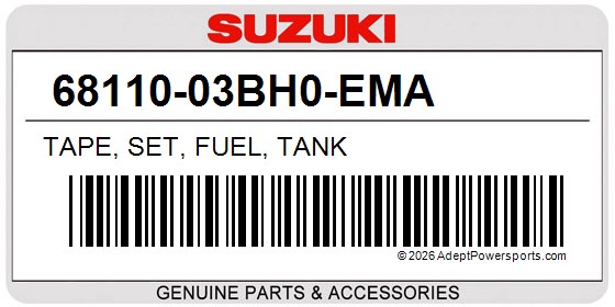 Suzuki 68110-03BH0-EMA Tape, Set, Fuel, Tank