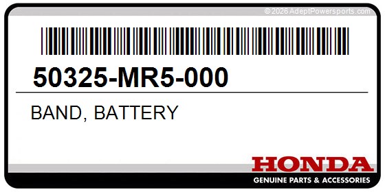 Honda 50325-MR5-000 Band, Battery