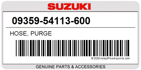 Suzuki 09359-54113-600 Hose, Purge