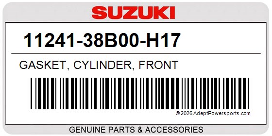 Suzuki 11241-38B00-H17 Gasket, Cylinder, Front