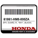 Honda 61861-HM8-000ZA Sph, Guard, R., *Nh1*, (Black)