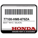 Honda 77100-HM8-670ZA Seat *Nh1l* (Black)