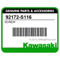 Kawasaki 92172-S116 Screw