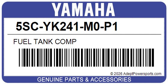 Yamaha 5SC-YK241-M0-P1 Fuel Tank Comp