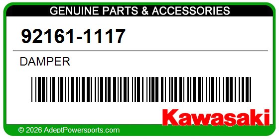 Kawasaki 92161-1117 Damper