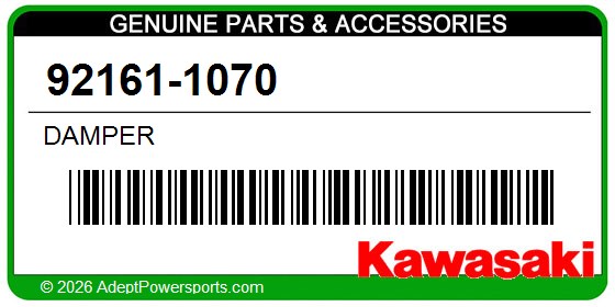 Kawasaki 92161-1070 Damper