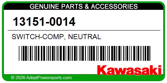 Kawasaki 13151-0014 Switch-Comp, Neutral