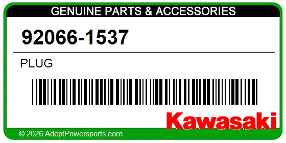 Kawasaki 92066-1537 Plug