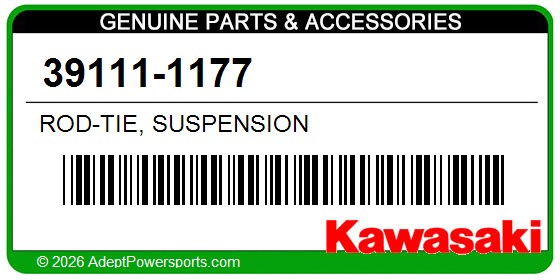 Kawasaki 39111-1177 Rod-Tie, Suspension