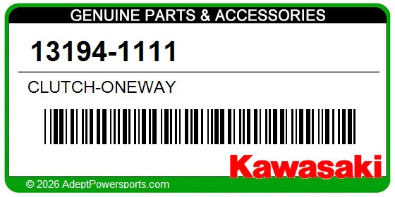 Kawasaki 13194-1111 Clutch-Oneway
