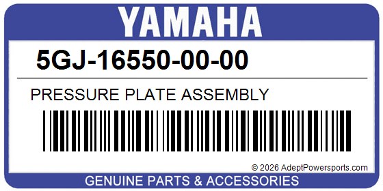 Yamaha 5GJ-16550-00-00 Pressure Plate Assembly