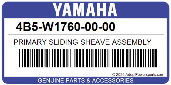 Yamaha 4B5-W1760-00-00 Primary Sliding Sheave Assembly