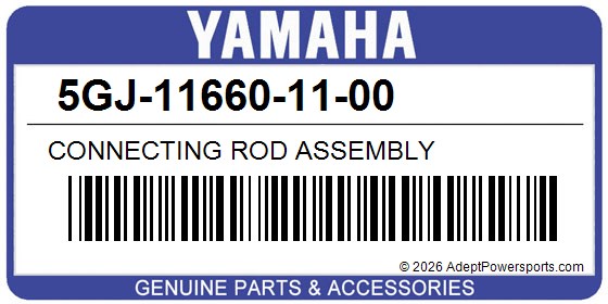 Yamaha 5GJ-11660-11-00 Connecting Rod Assembly