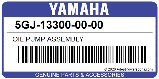 Yamaha 5GJ-13300-00-00 Oil Pump Assembly