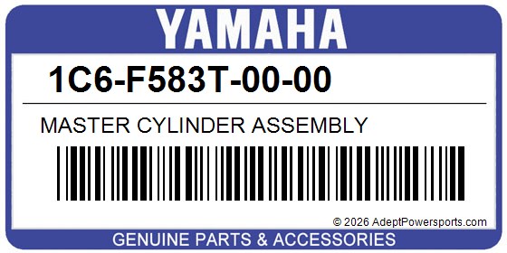 Yamaha 1C6-F583T-00-00 Master Cylinder Assembly