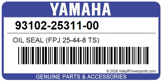 Yamaha 93102-25311-00 Oil Seal (Fpj 25-44-8 Ts)