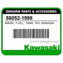 Kawasaki 56052-1998 Mark, Fuel, Tank, Rh, Kawasaki