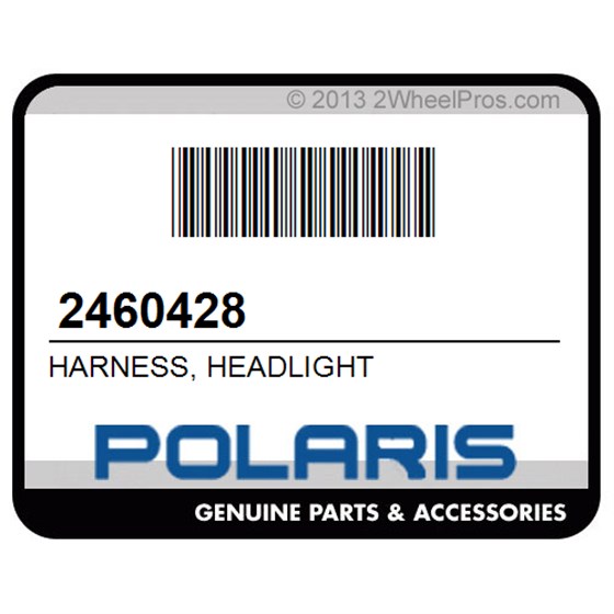 Polaris 2460428 Harness, Headlight