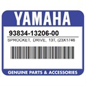 Yamaha 93834-13206-00 Sprocket, Drive, 13T, (23X1746130