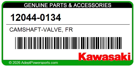 Kawasaki 12044-0134 Camshaft-Valve, Fr