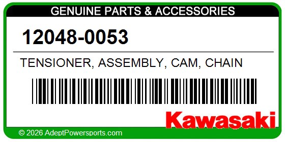 Kawasaki 12048-0053 Tensioner, Assembly, Cam, Chain