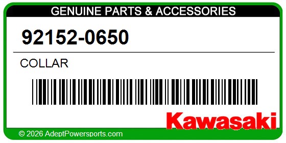 Kawasaki 92152-0650 Collar