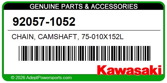 Kawasaki 92057-1052 Chain, Camshaft, 75-010X152l