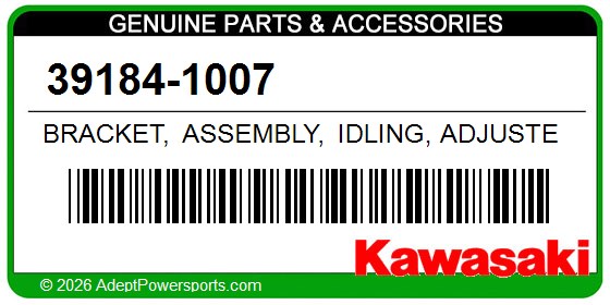 Kawasaki 39184-1007 Bracket, Assembly, Idling, Adjuster