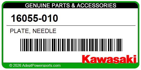 Kawasaki 16055-010 Plate, Needle