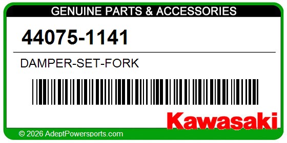 Kawasaki 44075-1141 Damper-Set-Fork