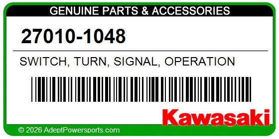 Kawasaki 27010-1048 Switch, Turn, Signal, Operation