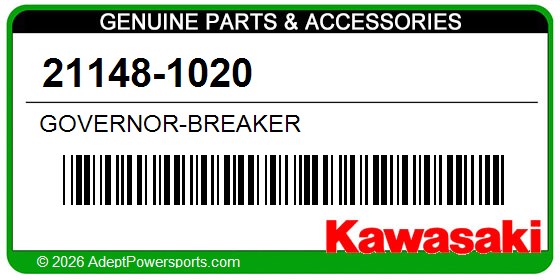Kawasaki 21148-1020 Governor-Breaker