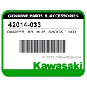 Kawasaki 42014-033 Damper, Rr, Hub, Shock, "1000"