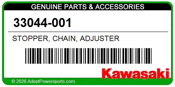 Kawasaki 33044-001 Stopper, Chain, Adjuster