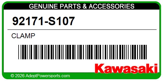 Kawasaki 92171-S107 Clamp