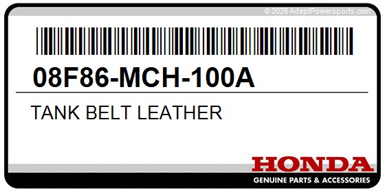 Honda 08F86-MCH-100A Tank Belt Leather
