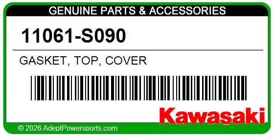 Kawasaki 11061-S090 Gasket, Top, Cover