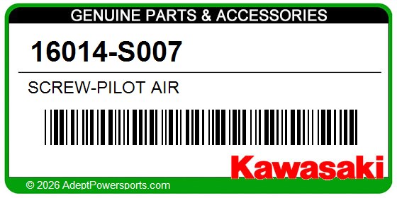 Kawasaki 16014-S007 Screw-Pilot Air